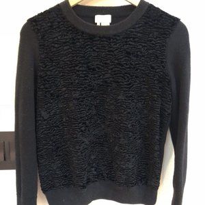 Kate Spade astrakhan wool sweater